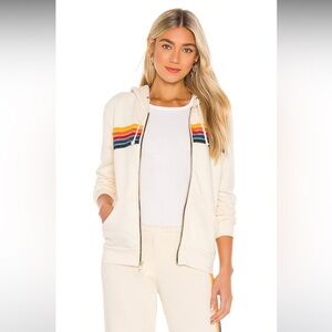 5 Stripe Hoodie in Vintage White
Aviator Nation